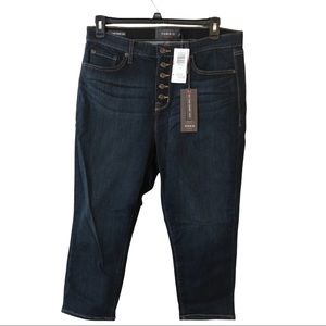 Torrid Sky high skinny crop (plus)